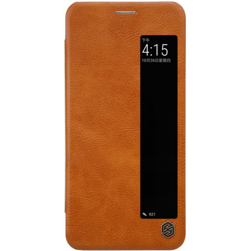 Nillkin Qin S-View Pouzdro Brown pro Huawei P20 Pro